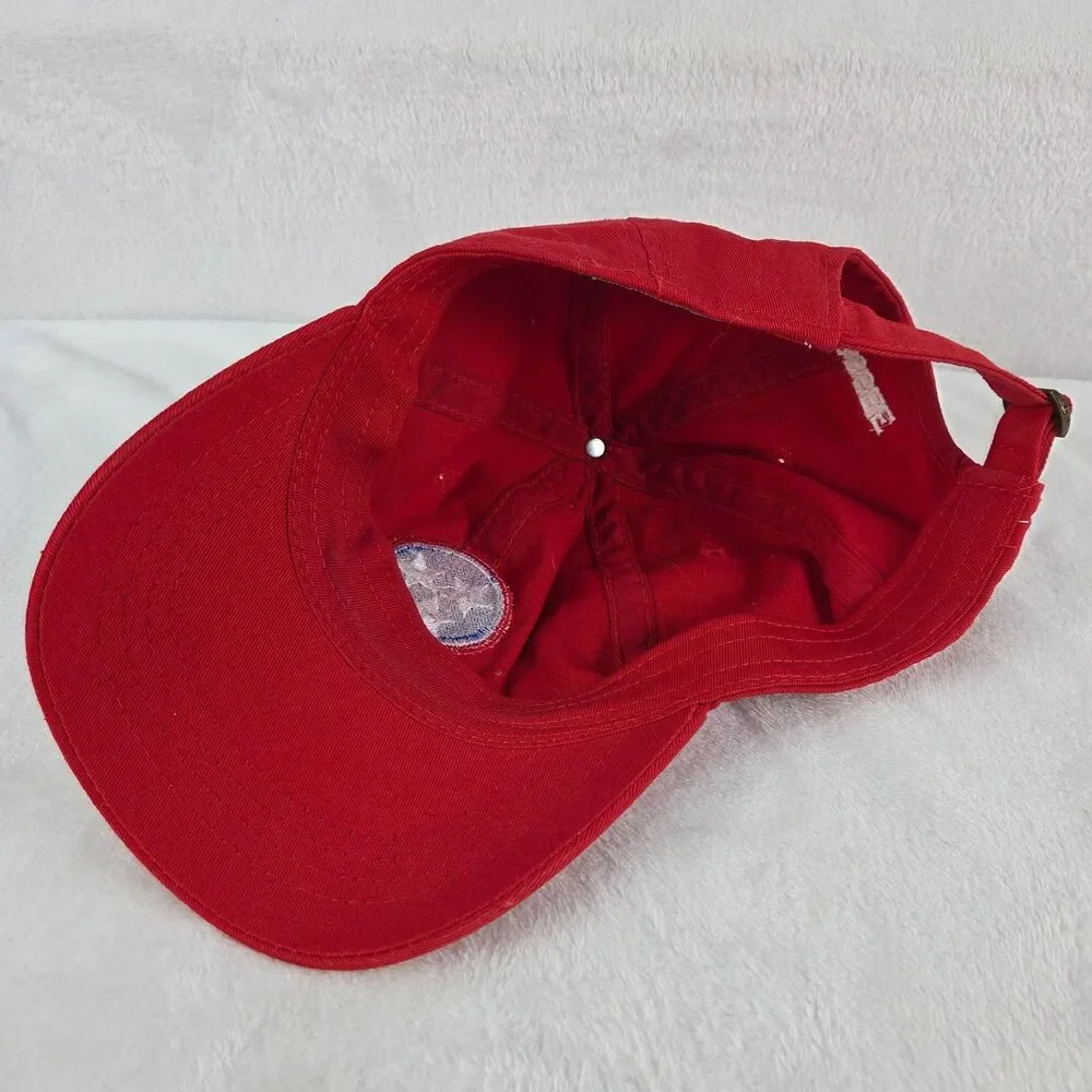 Tennessee Titans Tristar Logo Red Adjustable Baseball Cap Hat Strapback‎